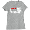 new david guetta f me i'm famous Ladies Fitted T-Shirt
