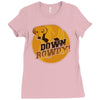 down rowdy the dog Ladies Fitted T-Shirt