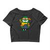 lucky turtle Crop Top