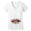 May Peeking Out Baby Boy Women's V-Neck T-Shirt