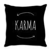 karma Throw Pillow