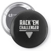 rack em billiards Pin-back button