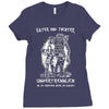 vater und tochter unzertrennlism Ladies Fitted T-Shirt