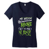 halloween nurses Women's V-Neck T-Shirt