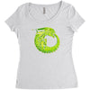alien ouroboros Women's Triblend Scoop T-shirt