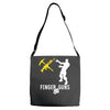 finger guns batle royal gaming Adjustable Strap Totes