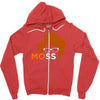 moss Zipper Hoodie