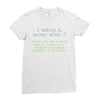 i before e grammar rule Ladies Fitted T-Shirt