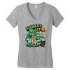 slimer's ect o's Women's V-Neck T-Shirt