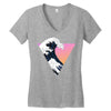 Great Wave Women's V-Neck T-Shirt