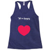 We're Hungry with Heart Racerback Tank