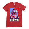 chewbacca poster, ideal gift or birthday present Ladies Fitted T-Shirt