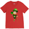 DABBİNG LEPRECHAUN V-Neck Tee