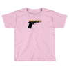 black gold gun pullover Toddler T-shirt