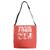 how to kill a zombie funny zombie apocalypse undead t dead shoot Adjustable Strap Totes