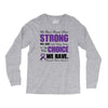 we don't know how strong we are until being strong is the only choice Long Sleeve Shirts