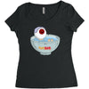 medama oyaji manga Women's Triblend Scoop T-shirt