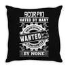 Scorpio Hated By Many Wanted By Plenty Throw Pillow