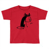 cat and wine Toddler T-shirt