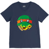 pizza turtle V-Neck Tee