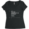damn scientists Women's Triblend Scoop T-shirt