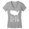 party like it's 1776 Women's V-Neck T-Shirt