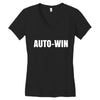 auto win Women's V-Neck T-Shirt