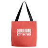 made in japan sticker vinyl decal barcode car window bumper jdm Tote Bags