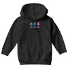 three monkeys talking nonsense Youth Hoodie