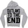 outlaws to the end 3 Zipper Hoodie