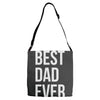 best dad ever Adjustable Strap Totes