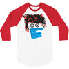 awsome design animation skin 3/4 Sleeve Shirt