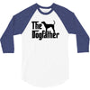 the dogfather bluetick coonhound 3/4 Sleeve Shirt