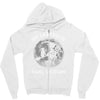 halloween my labrador rides shotgun Zipper Hoodie