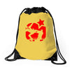 eric cantona, kungfu, manu Drawstring Bags
