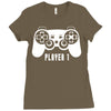 player 1 Ladies Fitted T-Shirt