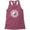 i ching ying and yang Racerback Tank
