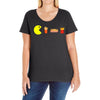 fries foodie Ladies Curvy T-Shirt