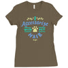 i accessorize with pet hair Ladies Fitted T-Shirt