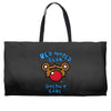 red nosed bear Weekender Totes
