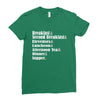 hobbit meals Ladies Fitted T-Shirt