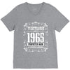 vintage made in 1965 perfectly aged a living legend V-Neck Tee