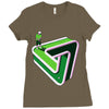 puzzled putter Ladies Fitted T-Shirt