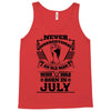Never Underestimate Old Man Who Was Born July Tank Top