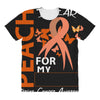 wear peach for  my [you can write any name] All Over Women's T-shirt