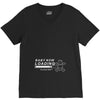 baby now loading funny ladies V-Neck Tee
