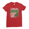 talk to myself fishing Ladies Fitted T-Shirt