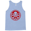 red skull logo avengers marvel comics gift Tank Top