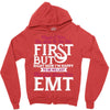 Maybe I Was Too Late To Be His First But Right Now I'm Happy To Be His Zipper Hoodie