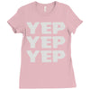 yep yep yep Ladies Fitted T-Shirt